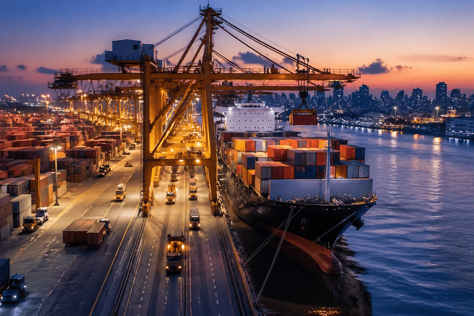 Hamburg port operations