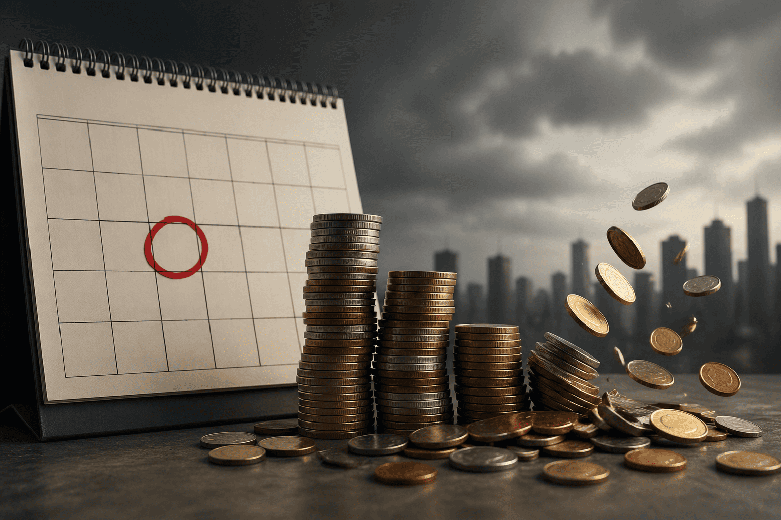A person at a desk carefully reviewing shipping documents and a checklist.