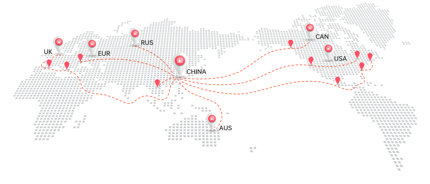 DIDADI global logistics network spanning China, USA, and Europe
