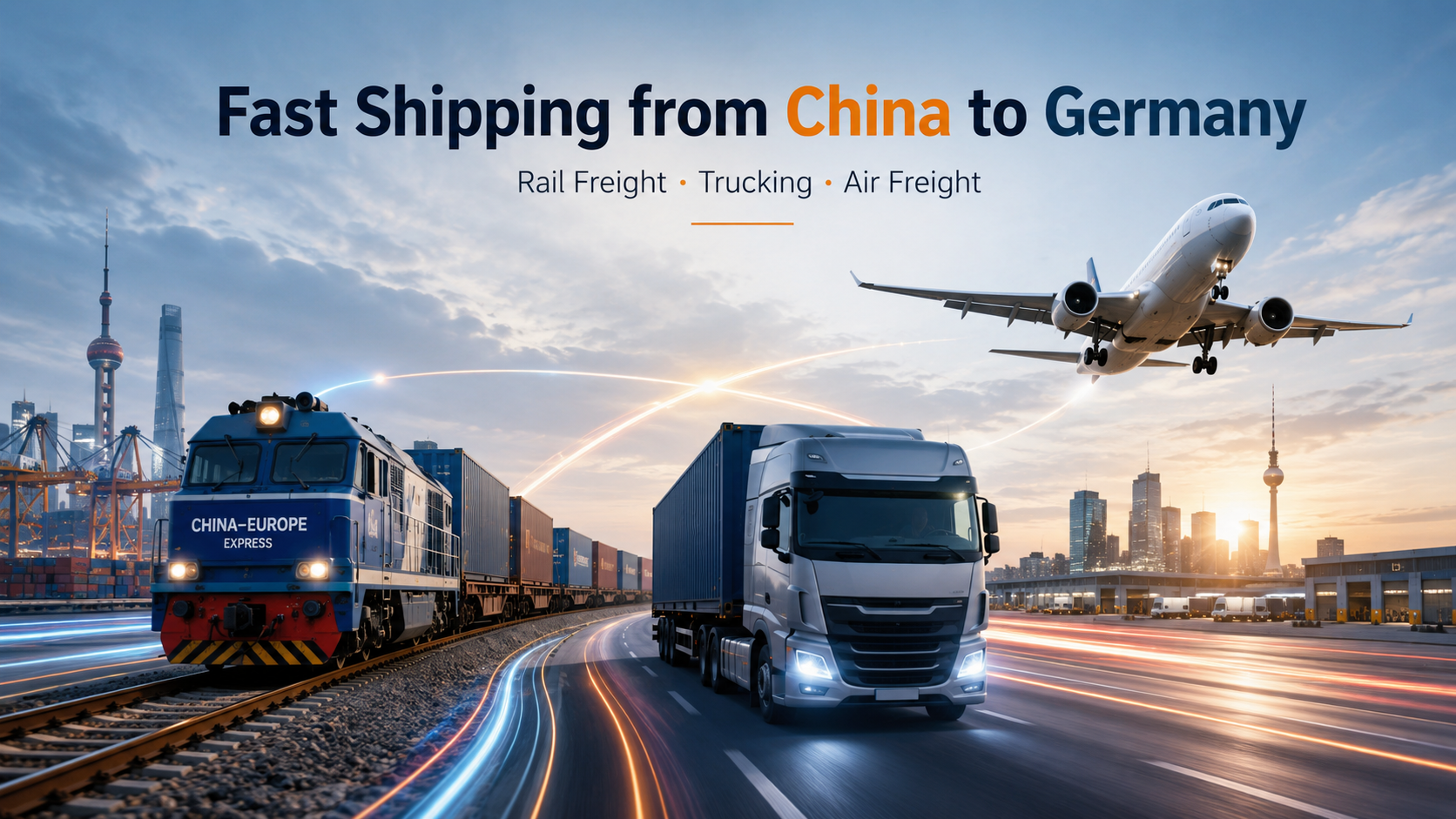 China-Germany rail freight container train