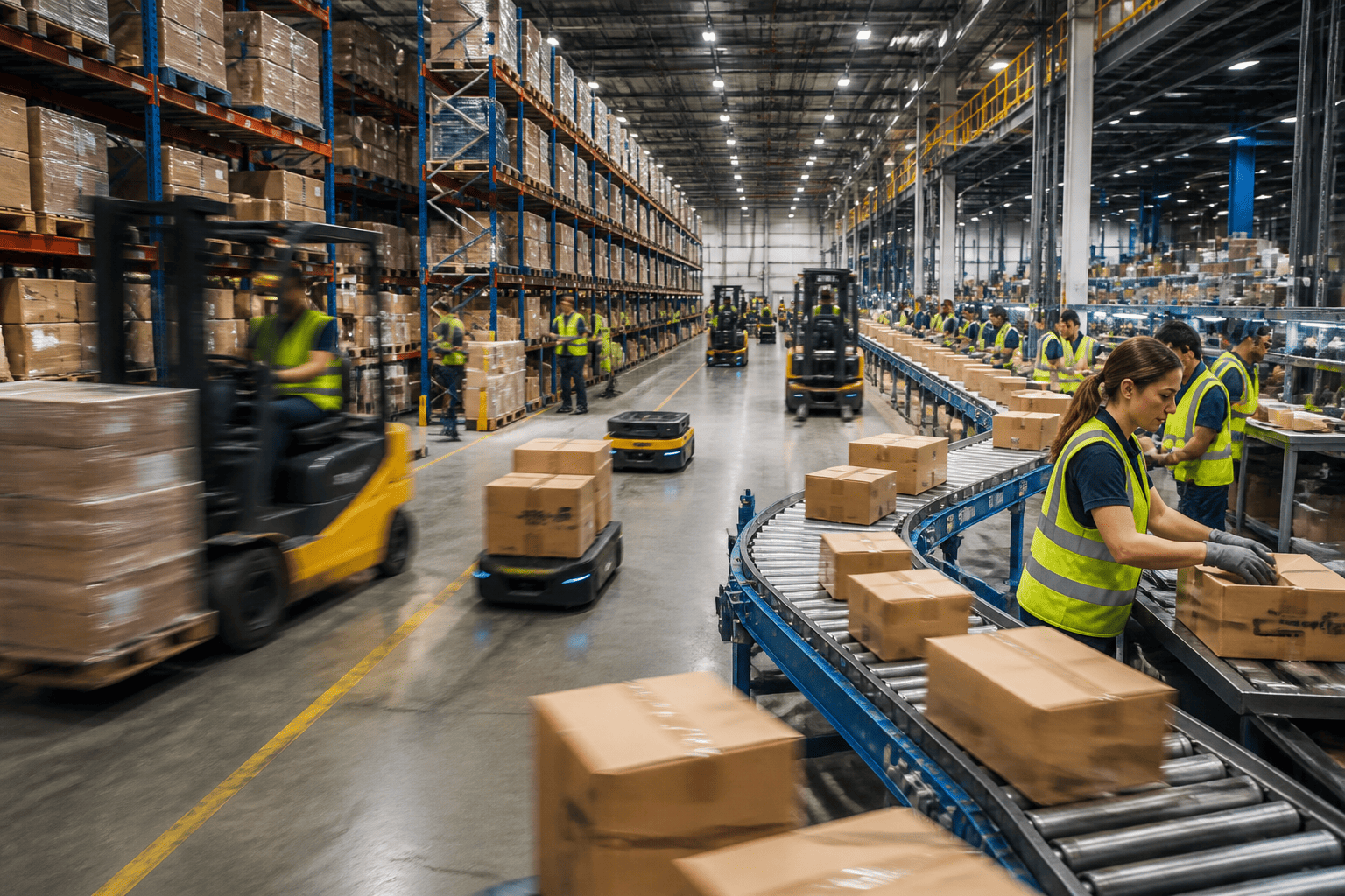 China warehouse with API-driven fulfillment dashboard